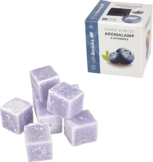 Cubos de cera perfumada arándano para lámpara de aroma (8 uds.)