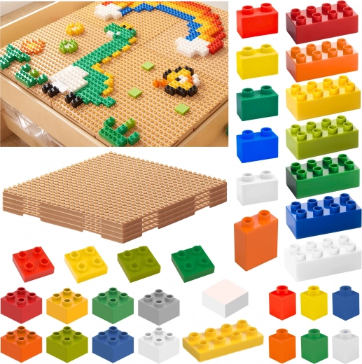 Set de construcción MASTERKIDZ STEM con 563 piezas y 4 extensiones para panel