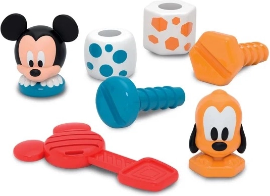 Mickey y Pluto como compañeros de construcción