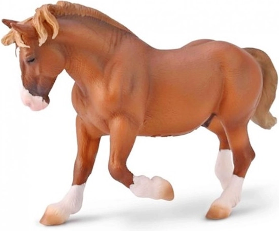 Caballo de raza Bretón, alazán – figura COLLECTA