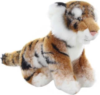 Tigre de peluche marrón 25 cm