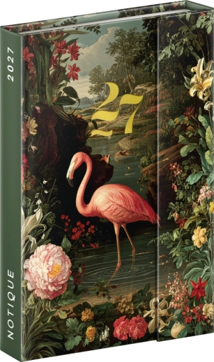 Notique agenda semanal magnética flamenco 2027 (11 × 16 cm)