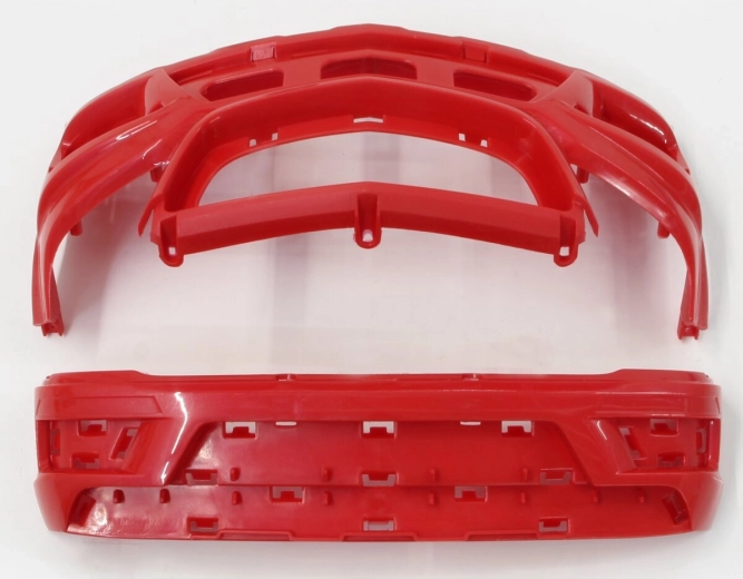 Piezas de carrocería para correpasillos Mercedes-Benz AMG GL63 – parte delantera y trasera, roja