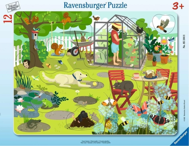 Ravensburger encajable Nuestro jardín (12 piezas)
