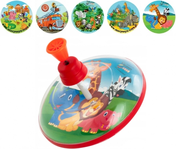 Gran peonza de plástico para niños