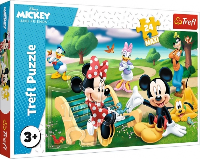 Puzzle 24 Maxi – MICKEY MOUSE y amigos – TREFL
