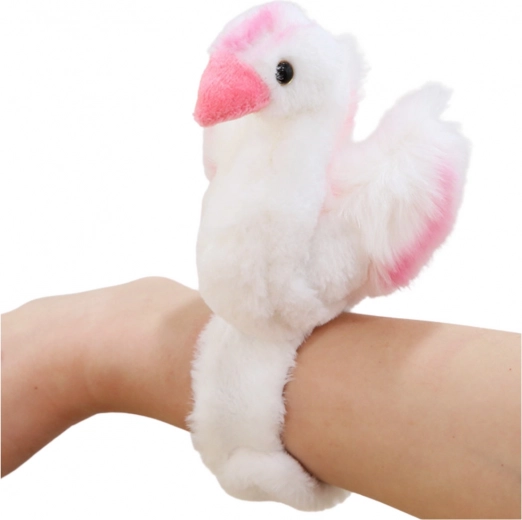 Cisne de peluche con pulsera