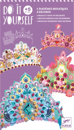 Djeco DIY coronas brillantes para princesas – set creativo
