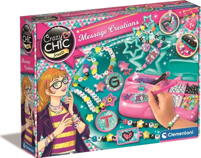 Estudio creativo con letras CRAZY CHIC – set para hacer joyas
