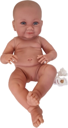 Llorens New Born niña – muñeca bebé realista 40 cm, cuerpo totalmente de vinilo
