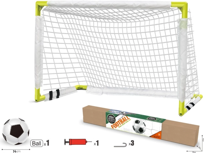 Portería de fútbol infantil con balón y bomba 90 cm