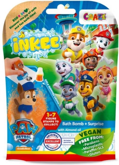 Inkee bola efervescente de baño con sorpresa Paw Patrol