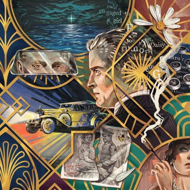 Ravensburger puzzle cuadrado ART & SOUL: EL GRAN GATSBY 750 piezas