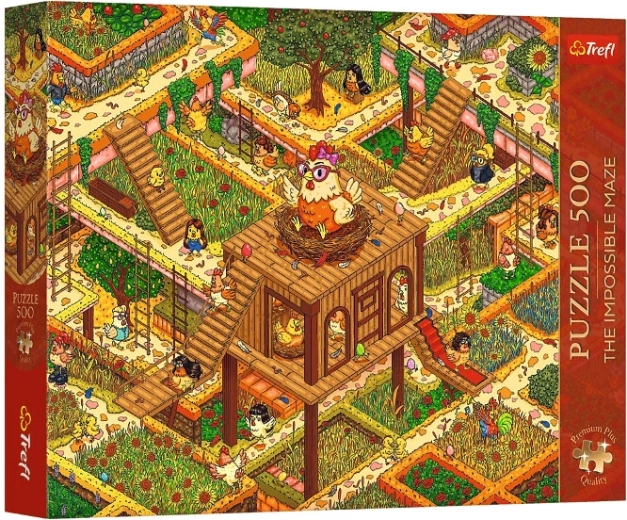Puzzle Premium Plus de 500 piezas: Pollitos divertidos