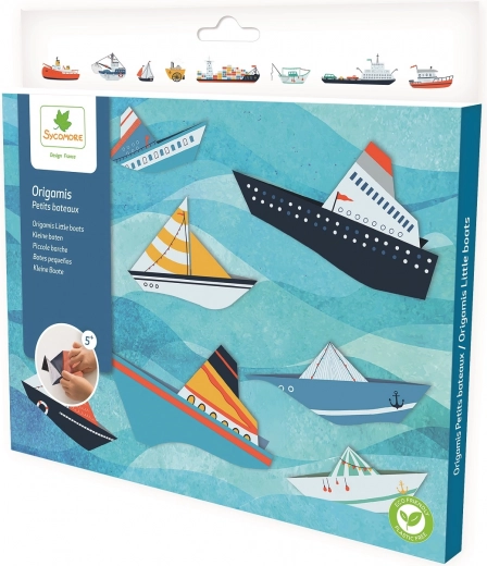 Set creativo de origami Barquitos