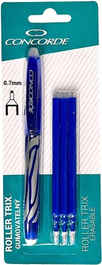 Roller Concorde Trix borrable 0,7 mm azul + 3 recambios