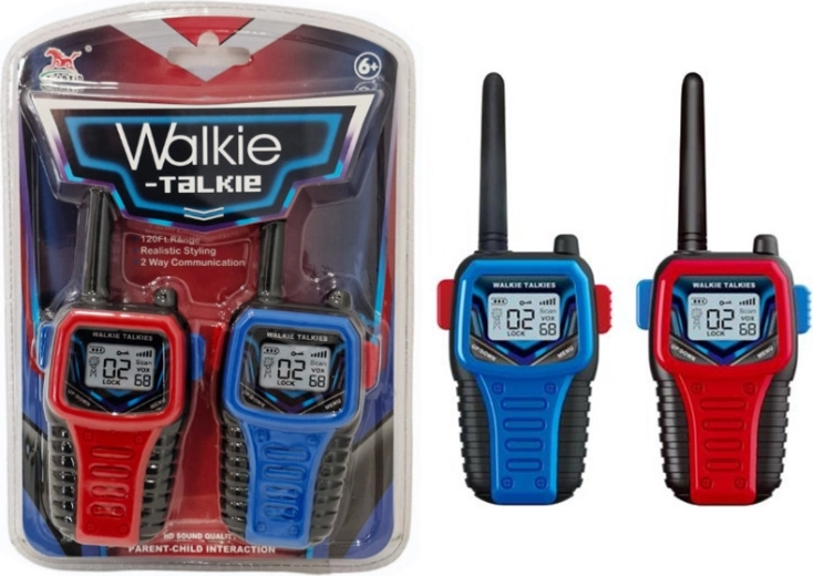 Walkie-talkies infantiles – set de 2 uds