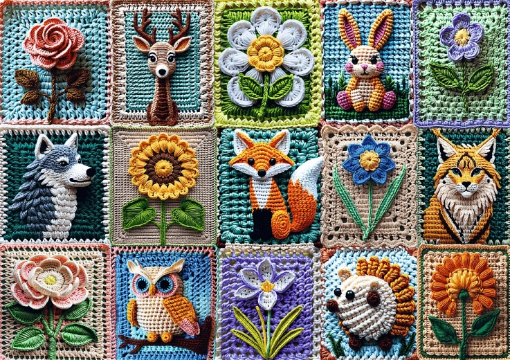 Rompecabezas de crochet: mi pasión de 1000 piezas