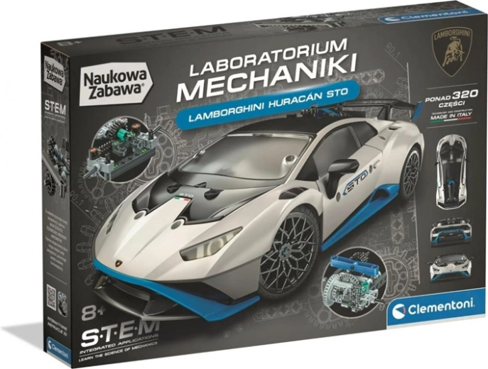 Clementoni Science & Play Labo Mech Lamborghini Huracán kit de construcción mecánico