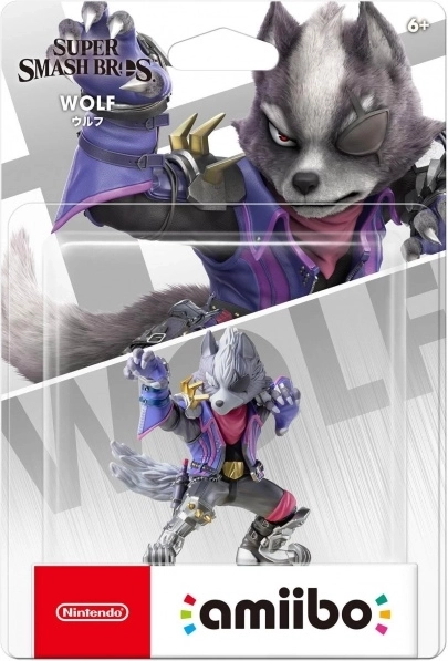 Figura amiibo WOLF – Super Smash Bros.