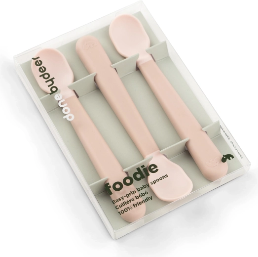 Done by Deer cucharitas infantiles Easy-grip Foodie azules 3 uds