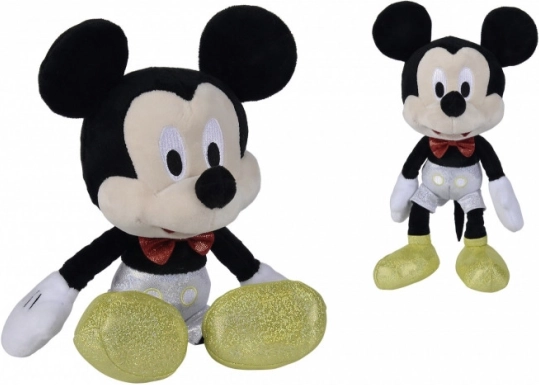 Peluche MICKEY MOUSE Disney 100, edición platino, 25 cm