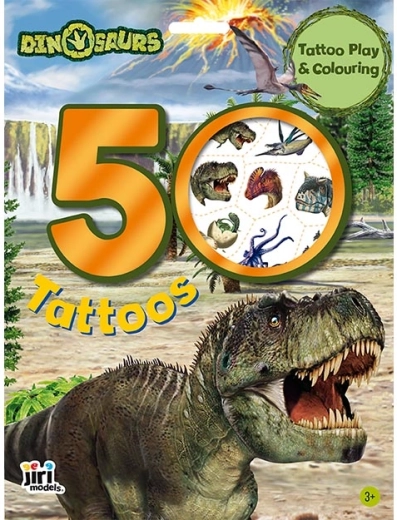 Set de tatuajes Dinosaurios