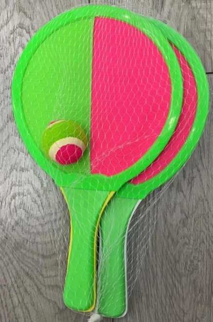 Set de tenis de playa con velcro WIKY