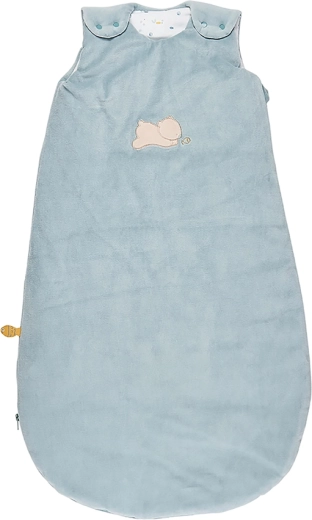 Saco de dormir infantil Nattou de terciopelo azul TOG 2.5, 6–24 meses, 90 cm – Romeo, Jules & Sally