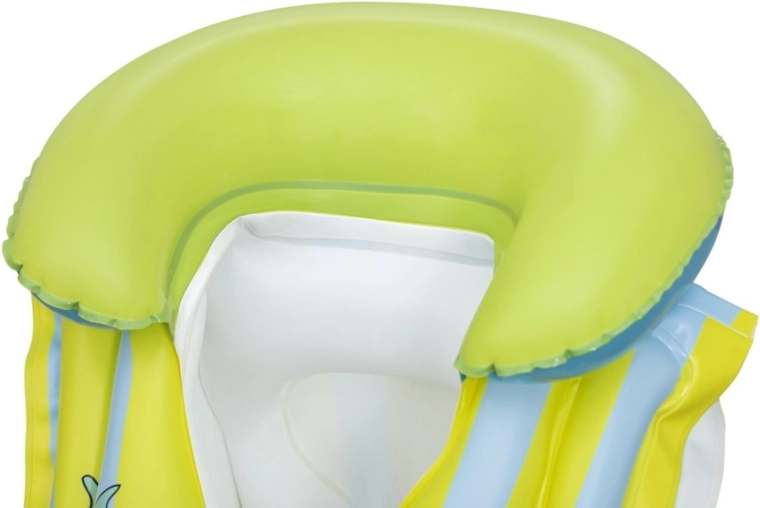 Cuello hinchable para mayor seguridad sobre la superficie