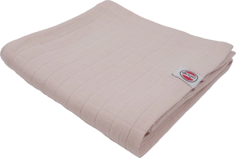 Envoltorio (swaddler) Lodger de algodón orgánico Solid Powder 70 × 70 cm - 1 unidad