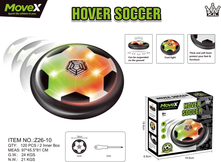 Balón flotante para jugar en casa con iluminación - 1 unidad