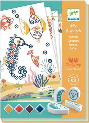 Set de sellos Animales sorpresa Djeco