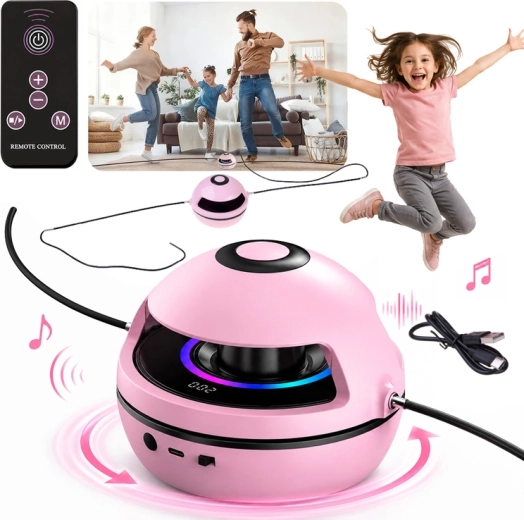 Comba eléctrica interactiva con música, Bluetooth, control remoto y contador - 1 unidad