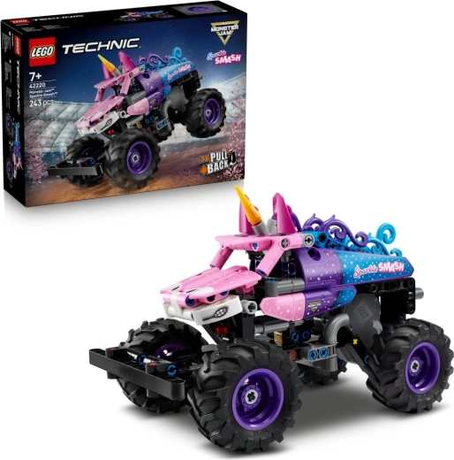 LEGO Technic Monster Jam Sparkle Smash con motor de retrofricción