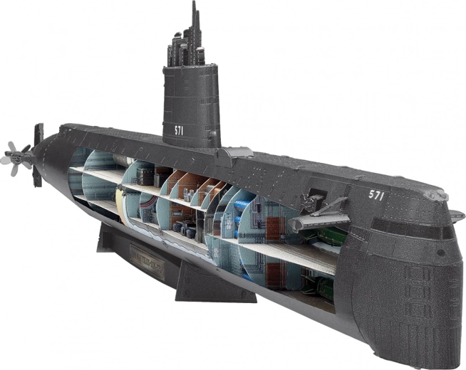 Puzle 3D metálico METAL EARTH Premium – submarino USS NAUTILUS