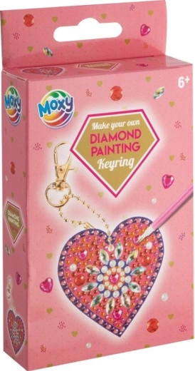 Pintura con diamantes colgante corazón – mandala MOXY