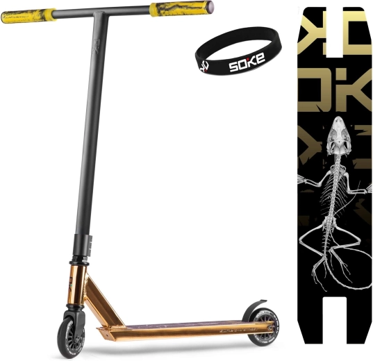 Patinete freestyle Soke EVO street gold