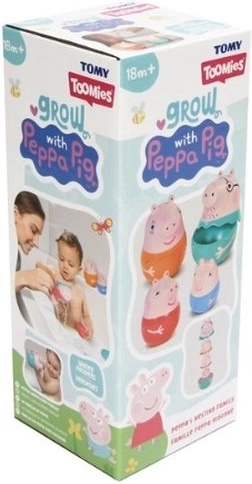 Tomy matrioshka de Peppa Pig – la familia de Peppa para el baño