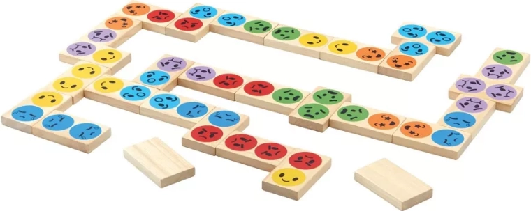 Emociones como un dominó divertido