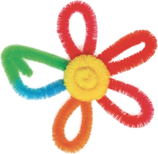 Flores y decoraciones alegres