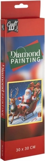 Pintura de diamantes Santa 30 × 30 cm