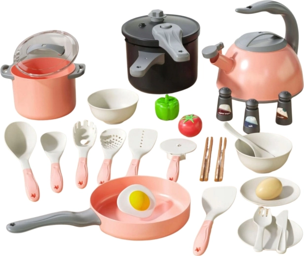 Vajilla realista para un juego de cocina auténtico