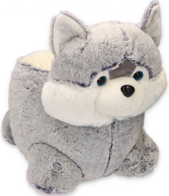 Cojín de peluche husky