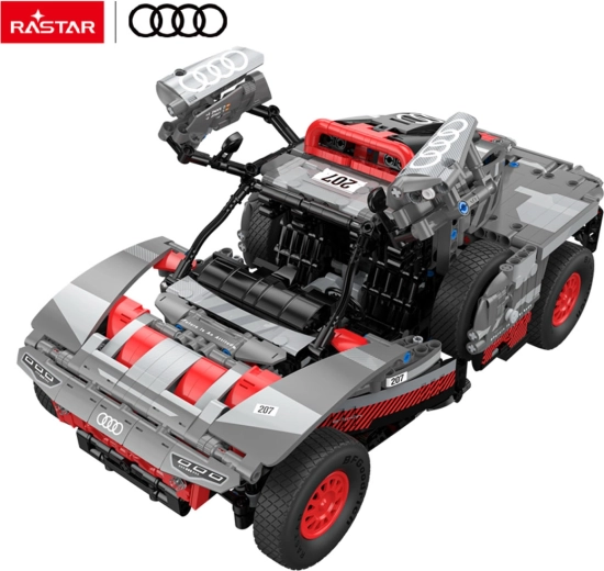 Maqueta para montar del Audi RS Q e-tron RASTAR gris (1:8)