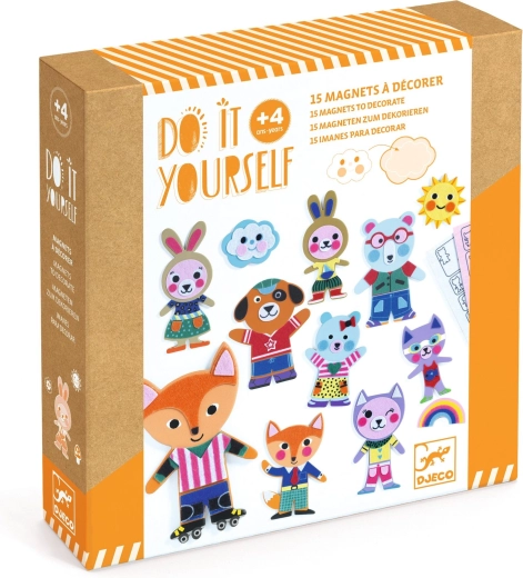 DJECO DIY imanes para personalizar Funky Family