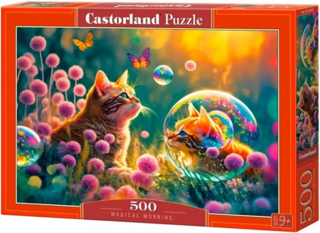 Puzle de 500 piezas Magical Morning – gatos