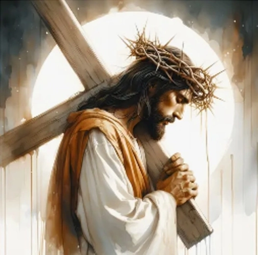 Pintura de diamantes Jesús – Vía Crucis 30 × 40 cm