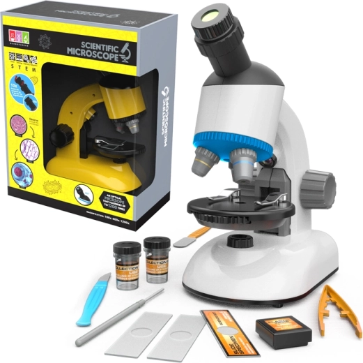 Microscopio científico Sparkys con aumento hasta 1200×