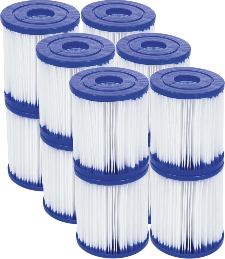 Juego de filtros para bomba de filtración de piscina Tipo I (12 uds.) BESTWAY